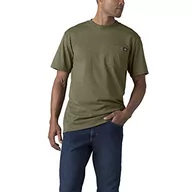 Koszulki męskie - Dickies Męski t-shirt Heavyweight Crew Neck Short Sleeve Tee Big-Tall, zielony (Military Green), 4XL - miniaturka - grafika 1