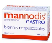 Odchudzanie i oczyszczanie - Pharma NERR SP.Z O.O Mannodis Gastro błonnik rozpuszczalny 120 kapsułek - miniaturka - grafika 1
