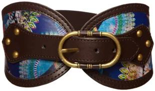 Desigual Caridade, Pasek damski - Brązowy, Syntetyczny, br?zowy, 85 centimètres - Paski - miniaturka - grafika 1