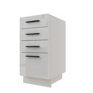 Torino Szafka Dolna D4A/40 Hettich Biały Połysk - Meble kuchenne - miniaturka - grafika 1