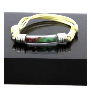 Bransoletka z rubinu i surowego granatu tsavorite - ABIJOUX - regulacja od 16 do 24 cm - kamienie naturalne - Bransoletki - miniaturka - grafika 1