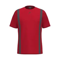 Koszulki męskie - HEAD Club 25 Tech T-shirt męski, czerwony - miniaturka - grafika 1