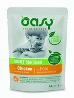 Mokra karma dla kotów - Oasy Lifestage Sterilized With Chicken Chunks in Gravy 85 g - miniaturka - grafika 1