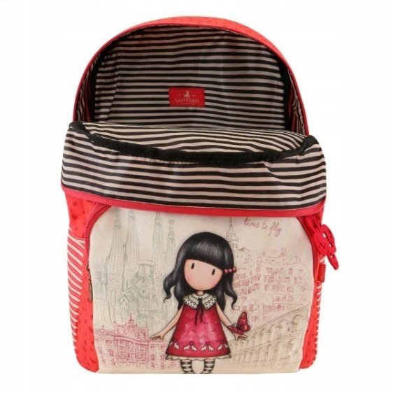 Plecak Do Szkoły Dla Dziewczynki Plecak Gorjuss Time To Fly Mocny Materiał