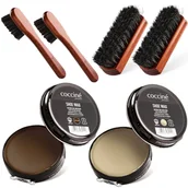 Środki do obuwia i ubrań - Coccine 6w1 zestaw pasty szczotki do butów skórzanych licowych - miniaturka - grafika 1