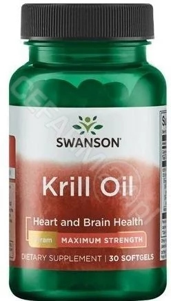 SWANSON Krill Oil 1g - (30 kap)
