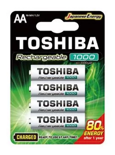 Toshiba Akumulator READY TO USE TNH-6GLE BP-4C AA 1000mAh Blister 4 szt 00156689 - Ładowarki i akumulatory - miniaturka - grafika 1