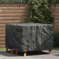 Pokrowce na meble ogrodowe - vidaXL Pokrowiec na meble ogrodowe Czarny 113 x 113 x 73 cm 600D - miniaturka - grafika 1