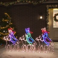 Oświetlenie świąteczne - Lumarko Świąteczna dekoracja świetlna Mędrcy ze Wschodu, 504 LED - miniaturka - grafika 1