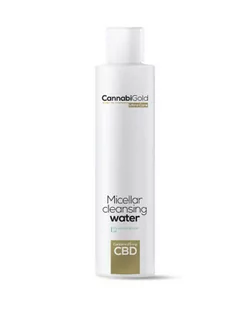 CannabiGold Micellar Cleansing Water - Skóra tłusta i mieszana 200ml - Płyny micelarne - miniaturka - grafika 1