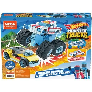 Mega Bloks zestaw Mega Construx Hot Wheels Rodger Dodger i wyścigi - Klocki - miniaturka - grafika 1