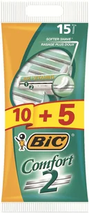 BiC męski do maszynki do golenia Comfort 2, 1er Pack (1 X 10 + 5 sztuka) - Maszynki do golenia i wkłady - miniaturka - grafika 2