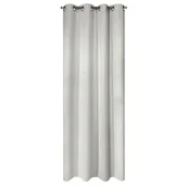 Zasłony - Euro Firany Zasłona Dekoracyjna Euro Rossie Srebrny 135x250 1207294 - miniaturka - grafika 1