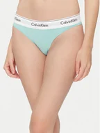Majtki damskie - Calvin Klein Underwear Stringi 0000F3786E Zielony - miniaturka - grafika 1