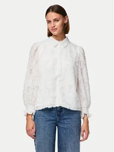 Pieces Koszula Pina 17154276 Biały Regular Fit - Koszule damskie - miniaturka - grafika 1