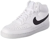 Sneakersy męskie - NIKE Męskie sneakersy Court Vision Mid Next Natura, biały czarny biały, 19 EU - miniaturka - grafika 1