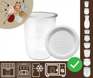 Słoiki WECK / plastikowe wieko słoik 850ml MOLD / Wamar-Sosenka - Pojemniki kuchenne Słoiki WECK / plastikowe wieko słoik 850ml MOLD / Wamar-Sosenka - Pojemniki kuchenne - miniaturka - grafika 1