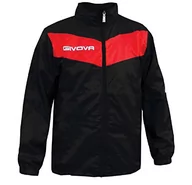 Kurtki męskie - Givova Męska kurtka Rain Scudo, czarny/czerwony, XS/XL - miniaturka - grafika 1