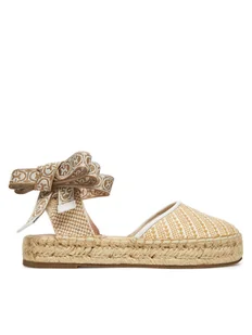 Coccinelle Espadryle E4 SRK 22 02 01 Beżowy - Espadryle damskie - miniaturka - grafika 1