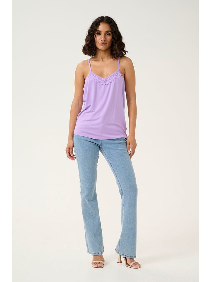 Cream Top w kolorze fioletowym