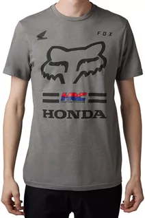 Koszulki męskie - t-shirt męski FOX (HONDA) FOX TEE Heather Graphite - grafika 1