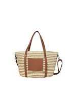 Torebki damskie - Pieces Damska torba na co dzień Pclexi Straw, Natura/szczegół: koniak - miniaturka - grafika 1