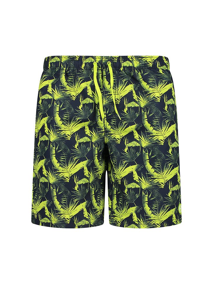 cmp Szorty kąpielowe w kolorze zielonym