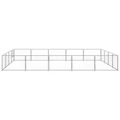 Budy dla psów - shumee Kojec dla psa srebrny 20 m stalowy - miniaturka - grafika 1