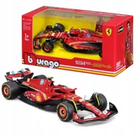 Samochody i pojazdy dla dzieci - BOLID F1 Ferrari SF-24 Imola GP 2024 Carlos Sainz 1:43 BBURAGO 18-36844 - miniaturka - grafika 1