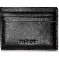 Etui na dokumenty i karty - Calvin Klein Skórzany portfel + brelok - miniaturka - grafika 1