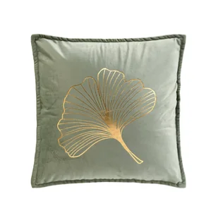 Poduszka ozdobna z aksamitnego materiału, GLAMA, 45 x 45 cm - Poduszki dekoracyjne - miniaturka - grafika 1