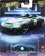 Samochody i pojazdy dla dzieci - Hot Wheels Premium Car Culture Exotic Envy autko kolekcjonerskie Aston Martin V12 Speedtester HKC78 - miniaturka - grafika 1