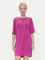 Sukienki - Emporio Armani Sukienka codzienna EW000618 AF12187 UA227 Różowy Loose Fit - miniaturka - grafika 1