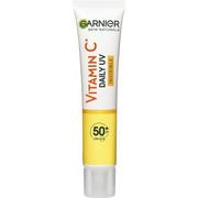 Kremy do twarzy - Garnier Skin Naturals Vitamin C Daily UV Invisible SPF50+ krem do twarzy na dzień 40 ml dla kobiet - miniaturka - grafika 1