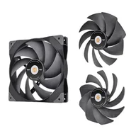 Wentylatory komputerowe - Thermaltake SWAFAN GT14 Obudowa komputera Wentylator 14 cm Czarny 1 szt. CL-F157-PL14BL-A - miniaturka - grafika 1