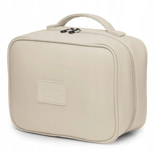PUCCINI Kosmetyczka Damska Podróżna Rozkładana z Haczykiem Beżowa QML016-6A - Kosmetyczki, organizery i kuferki PUCCINI Kosmetyczka Damska Podróżna Rozkładana z Haczykiem Beżowa QML016-6A - Kosmetyczki, organizery i kuferki - miniaturka - grafika 1