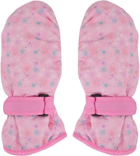 Rękawiczki narciarskie 1P dziewczęce płatki śniegu 14 - Rękawice narciarskie - miniaturka - grafika 1