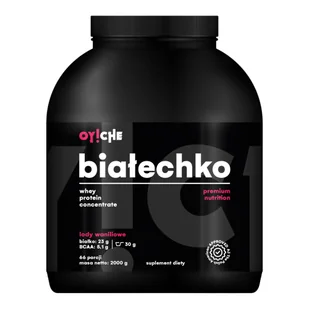 Białechko Lody waniliowe Proszek do rozpuszczania, 2000 g - Odżywki białkowe - miniaturka - grafika 1