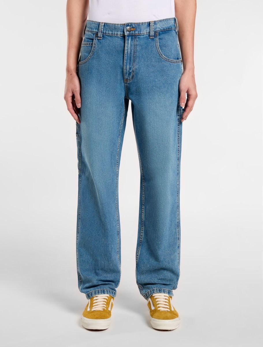 jeansy męskie dickies garyville - dk0a4xeck211 rinsed fade