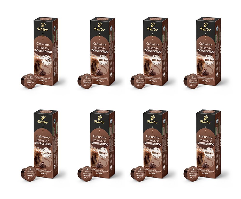 Tchibo, kawa kapsułki Cafissimo Espresso Double Chocolate, 80 kapsułek