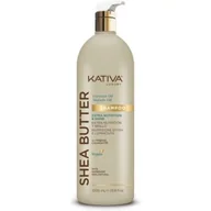Szampony do włosów - Kativa Szampon z masłem shea i olejem kokosowym i marula 1000 ml unisex - miniaturka - grafika 1