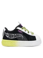 Buty dla dziewczynek - Puma Sneakersy Suede XL Hot Wheels AC Inf 401403 01 Czarny - miniaturka - grafika 1