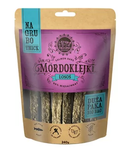 TRZYPSY MORDOKLEJKI NA GRUBO Przysmaki dla psa z Łososia 240g - Przysmaki dla psów - miniaturka - grafika 1