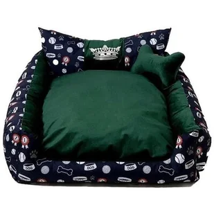 Legowisko dla psa GOGIFT Ralph XXL Zielony 110 x 90 cm - Legowiska dla psów - miniaturka - grafika 1