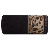 Ręczniki - Ręcznik Eva (23) 70 x 140 cm Czarno-brązowy - miniaturka - grafika 1