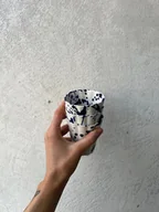 Kubki - Kubek porcelanowy nakrapiany granatowy MARE - miniaturka - grafika 1