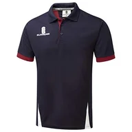 Koszulki męskie - Surridge Sports Męska koszulka polo Blade Granatowy/kasztanowy/biały L - miniaturka - grafika 1