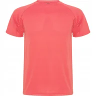 Koszulki męskie - Koszulka Sportowa Męska T-shirt CONTROL DRY ROLY 0425 FLUOR CORAL M - miniaturka - grafika 1