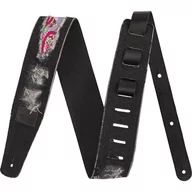 Inne akcesoria gitarowe - Fender x Wrangler Ripped Denim Strap Black - miniaturka - grafika 1