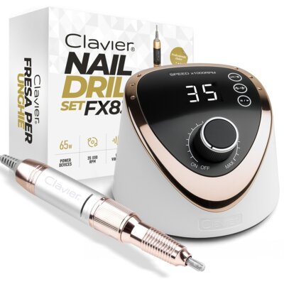 Frezarka do paznokci CLAVIER FX 830 WH Biały